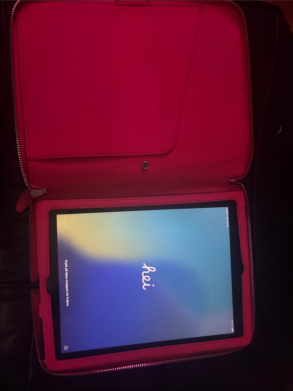 Apple iPad 7th Generation 32 GB. Coach leather case